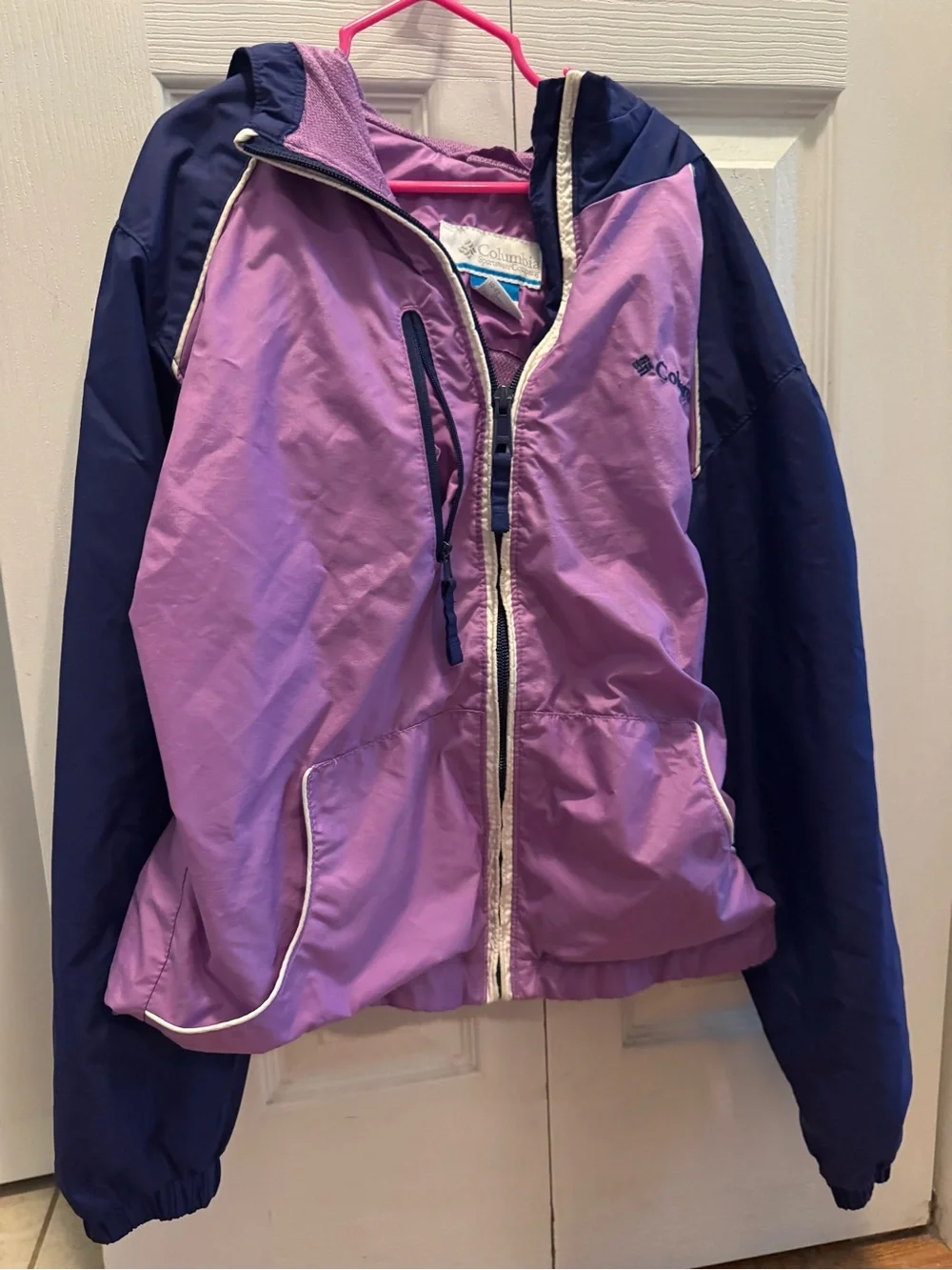 Girls Columbia Purple Rain Jacket Size 10/12